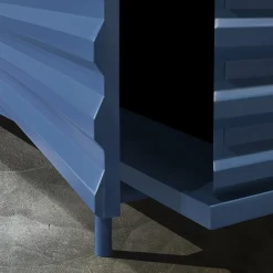 DLA Design Lab Sideboards Buffets<B-Side Ultramarine Blue 2-Door MDF Sideboard