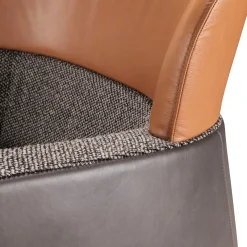 Ghidini 1961 Armchairs<Bucket Brown/Gray Armchair with Low Headrest