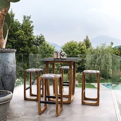 Riva 1920 Outdoor Chairs & Stools<Bungalow Gray Bar Stool by Jamie Durie