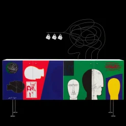 Cleto Munari Sideboards Buffets<Buongiorno Due Sideboard by Mimmo Paladino
