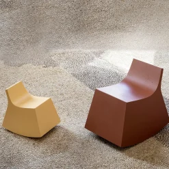 Cimento Lounge Chairs<Burano Rocking Chair #2 by Defne Koz and Marco Susani