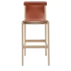 Livoni 1895 Bar Stools<Burano/sg 30 Brown Leather Bar Stool by Balutto Associati