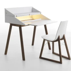 Horm Desk & Writing Tables<Bureau White Writing Desk by Esa Vesmanen