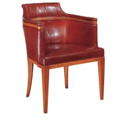 Marzorati Office Chairs<Burgundy Short Armchair
