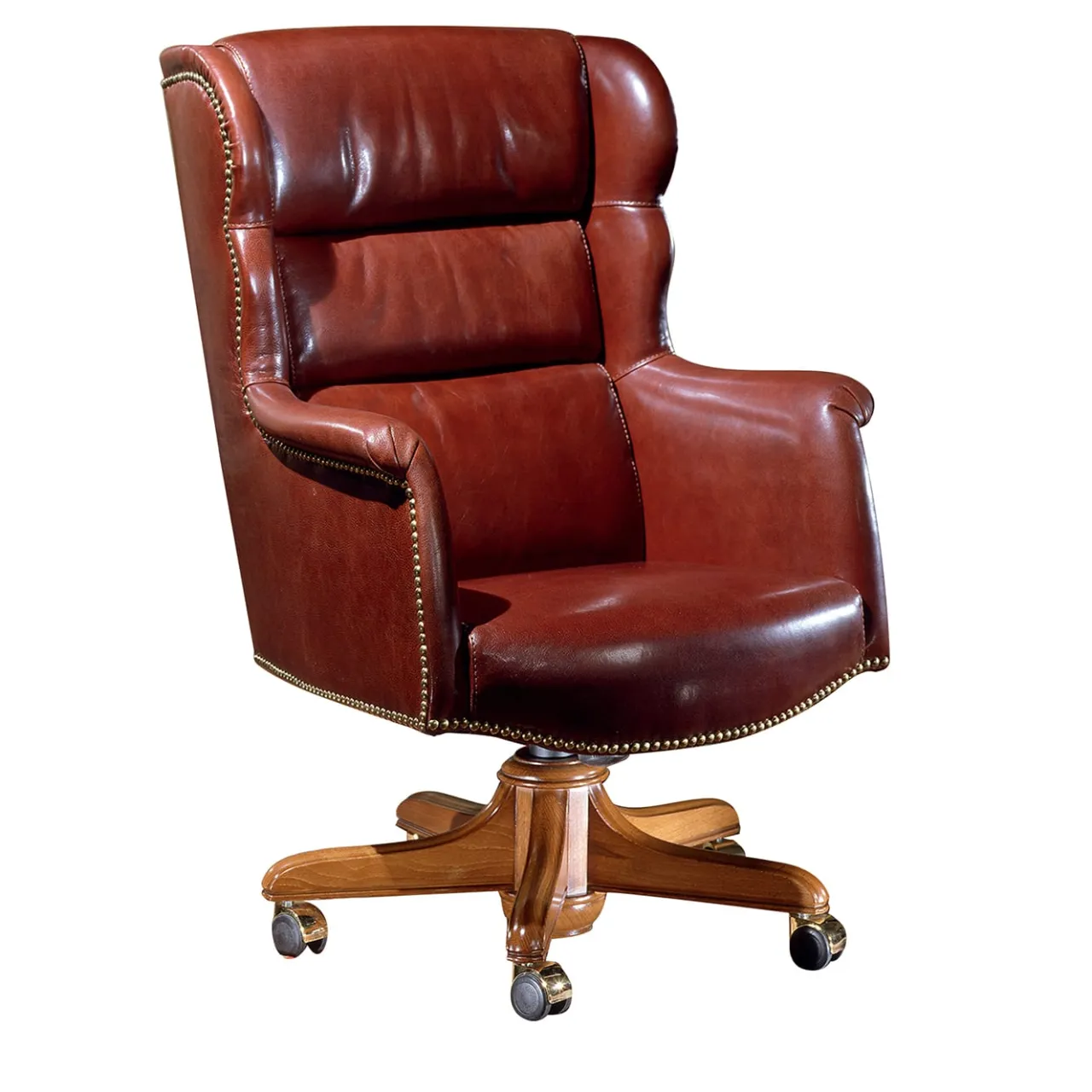 Marzorati Office Chairs<Burgundy Tall Armchair