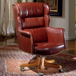 Marzorati Office Chairs<Burgundy Tall Armchair