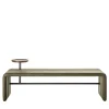 Durame Benches<Butter Leather Bench with Tray