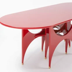 SEM Milano Dining Tables<Butterfly Red Dining Table