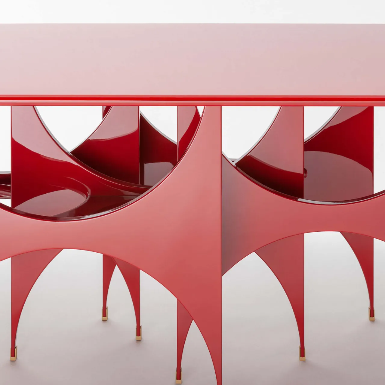 SEM Milano Dining Tables<Butterfly Red Dining Table