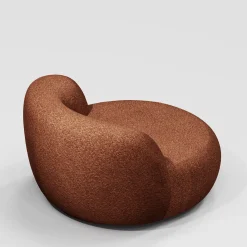 Secolo Lounge Chairs<B15Z Maxi Burnt Orange Lounge Chair by Artefatto Design Studio