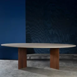 Chelini Outdoor Dining Tables<C Iroko Wood & Resin Outdoor Dining Table