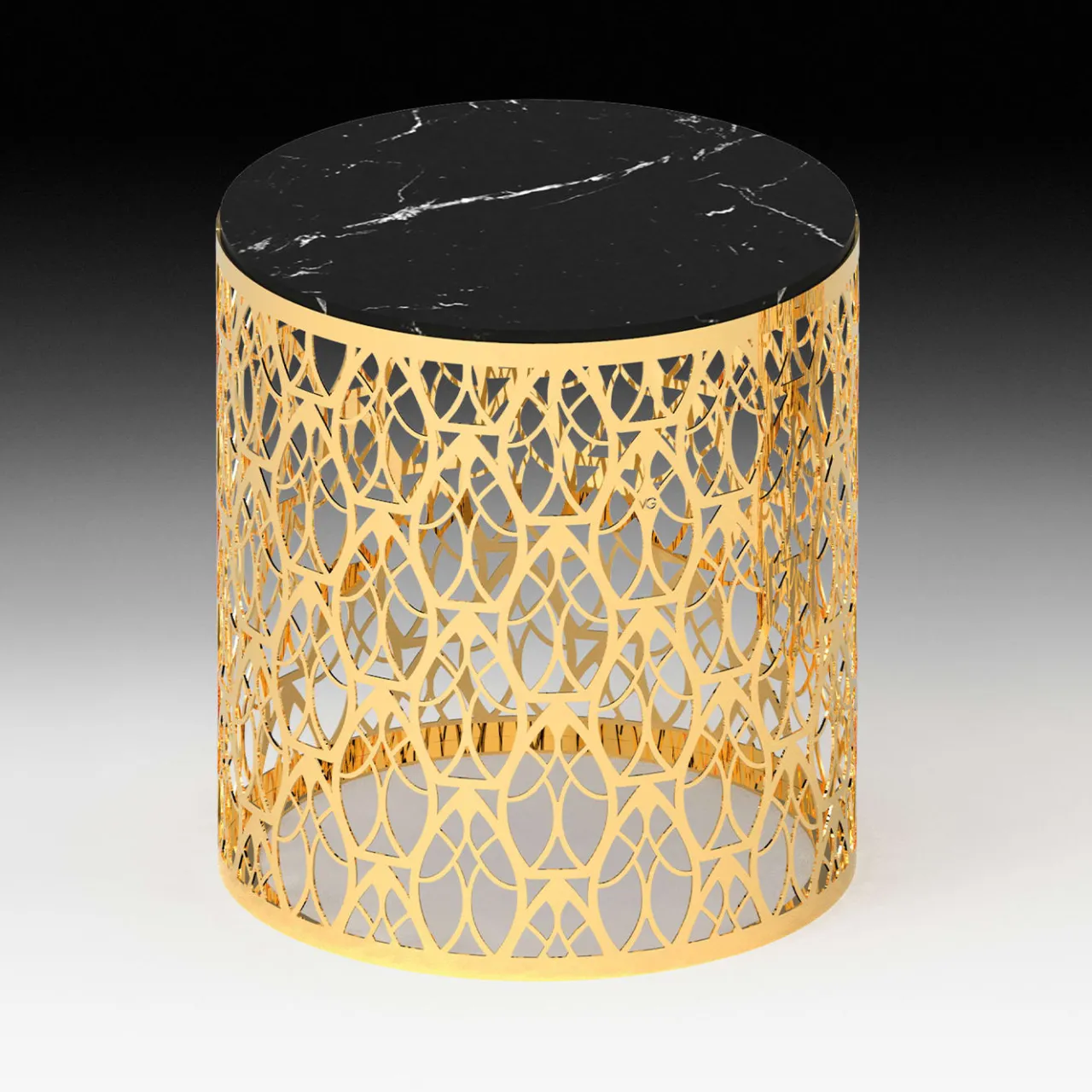 VGnewtrend Side Tables<Cabaret Arabesque Tall Side Table