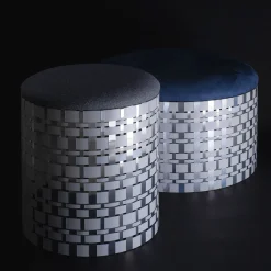 Splot Design Ottomans & Poufs<Caeta Gray Pouf