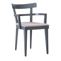 Billiani 1911 Chairs<Cafè 461/l Gray Chair by Werther Toffoloni