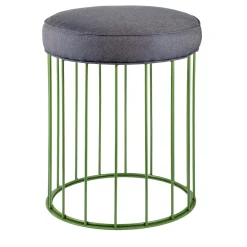 Bronzetto Stools<Cage Grass Green Iron Stool