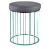 Bronzetto Stools<Cage Turquoise Blue Iron Stool