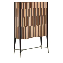 Cafedesart Bar Cabinets<Caleido Piume Natural Wood Bar Cabinet