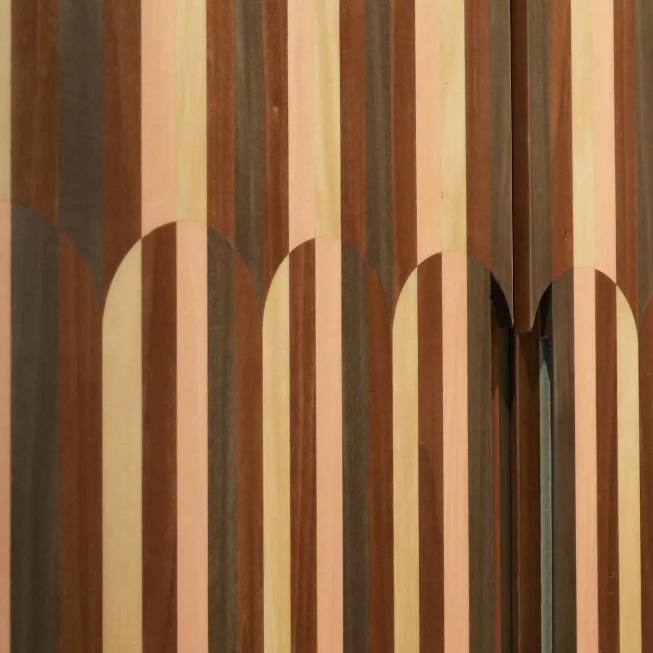 Cafedesart Bar Cabinets<Caleido Piume Natural Wood Bar Cabinet