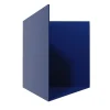 Studio Cale Shelves<Caletta Pocket Blue Metal Shelf with Right Opening