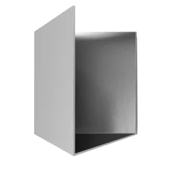 Studio Cale Shelves<Caletta Pocket Gray Metal Shelf with Right Opening