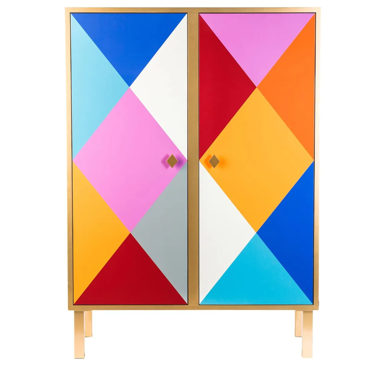 altreforme Cabinets<Camicia Corta Polychrome Cupboard