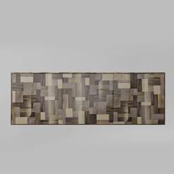 mg12 by Monica Geronimi Consoles<Camilla Wallpaper Fumo Ceramic Console with Gold Finish