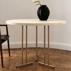 mg12 by Monica Geronimi Dining Tables<Camilla White Parchment Table