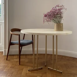 mg12 by Monica Geronimi Dining Tables<Camilla White Parchment Table
