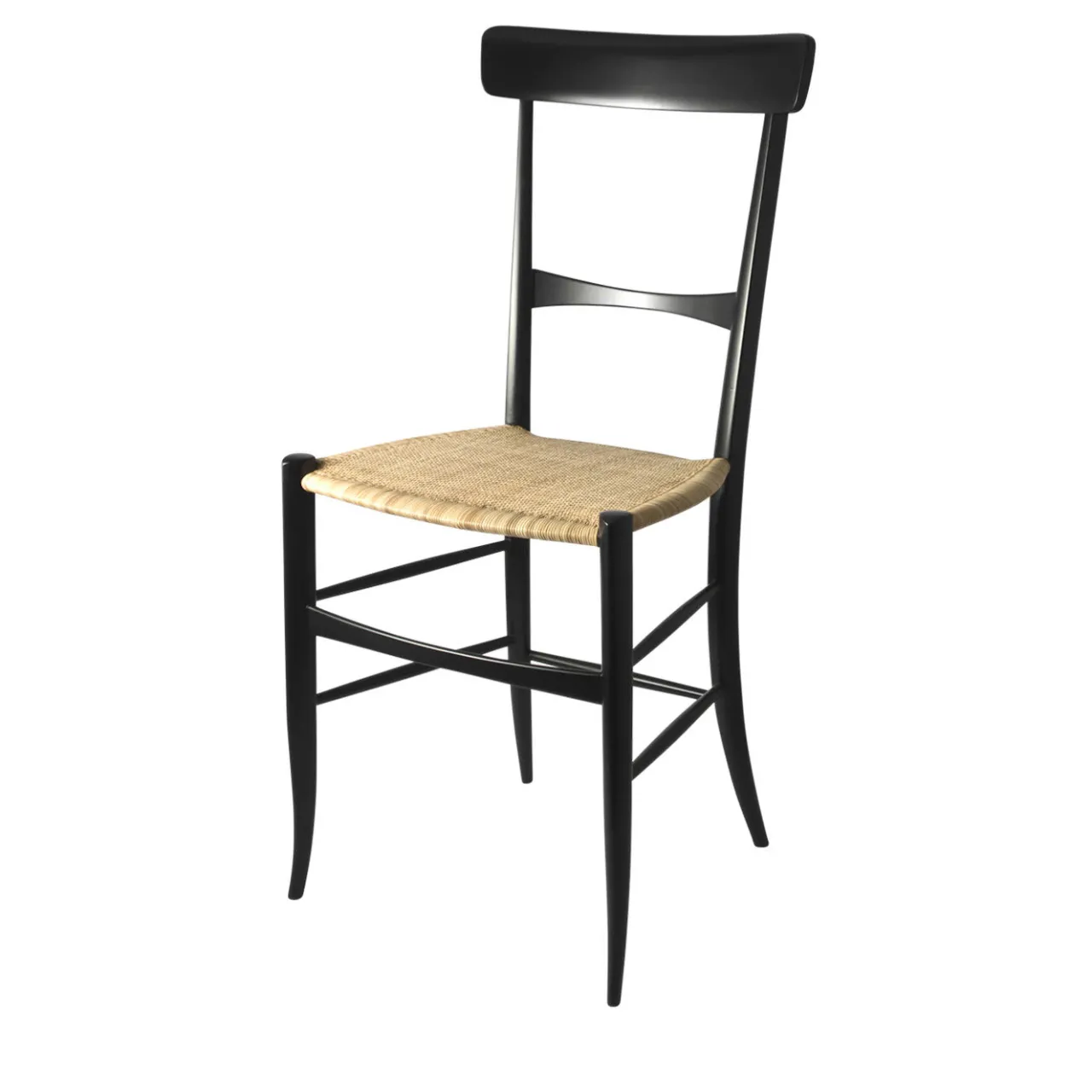 Fratelli Levaggi Chairs<Campanino 900 Black Beechwood Chair