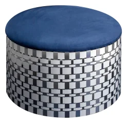 Splot Design Ottomans & Poufs<Campo Blue Pouf