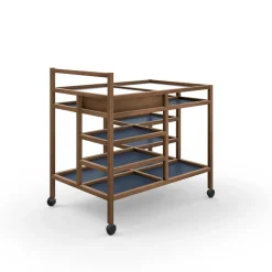 Cassina Serving Tables<Canaletto Walnut Serving Cart by Bodil Kjær
