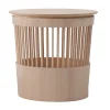 Tonucci Collection Side Tables<Canestro Ash Side Table and Basket by Enrico Tonucci