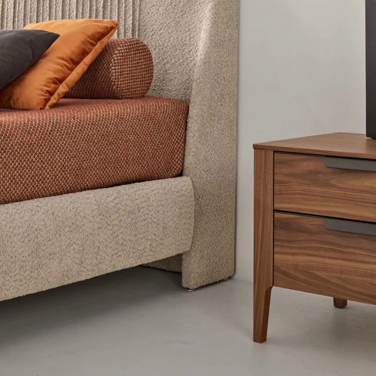 Modesign Nightstands<Cannaregio Bedside Table in Canaletto Walnut Wood
