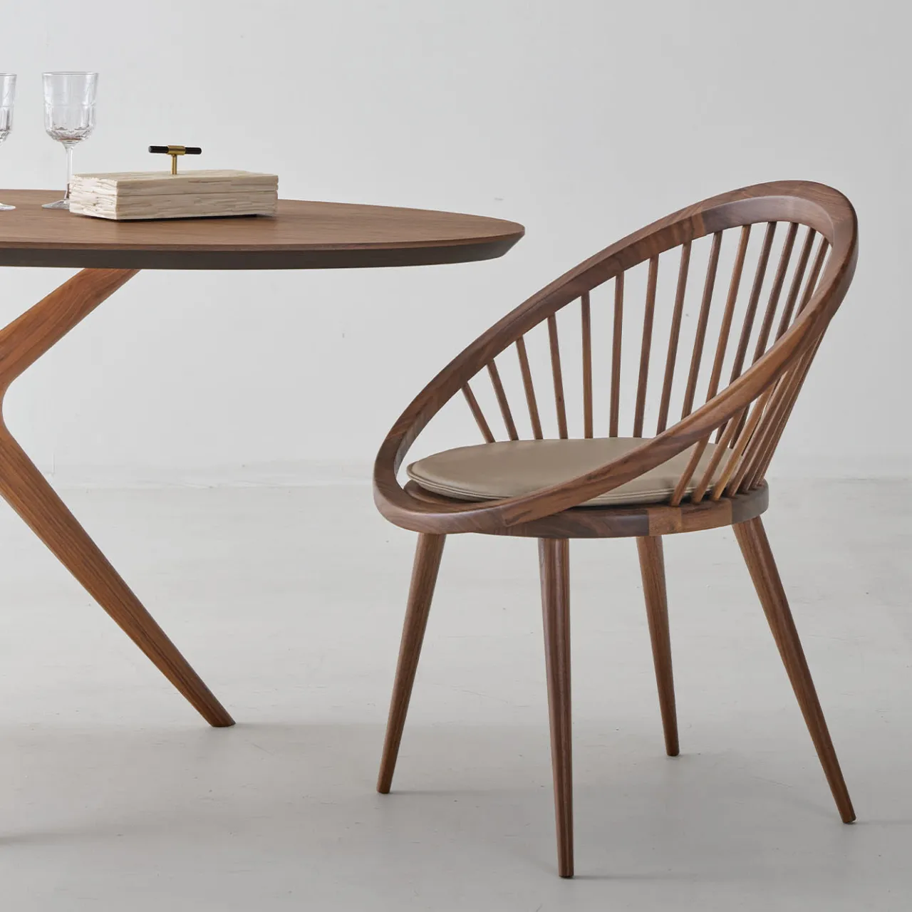 Modesign Chairs<Cannaregio Chair in Canaletto Walnut Wood