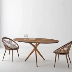 Modesign Chairs<Cannaregio Chair in Canaletto Walnut Wood