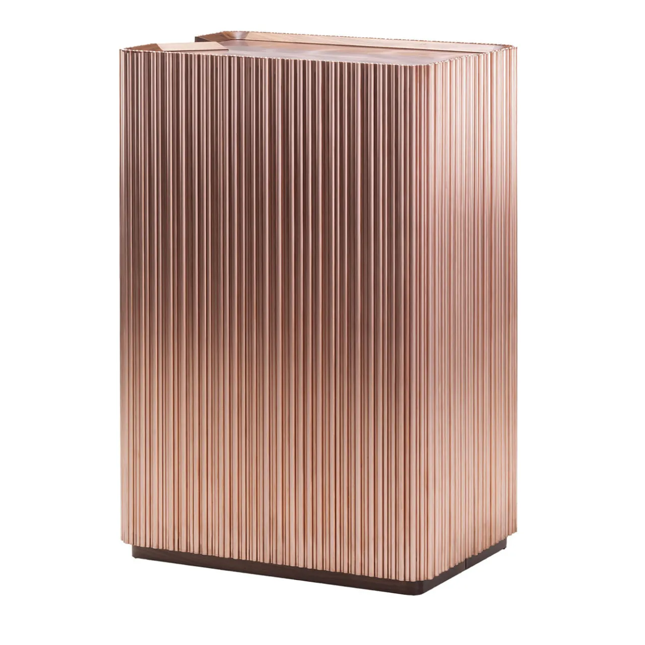 De Castelli Bar Cabinets<Canneto Barista Brushed Copper Bar Cabinet by Adriano Design