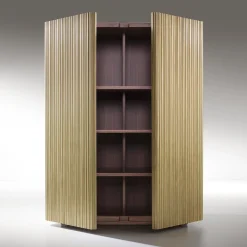 De Castelli Cabinets<Canneto Brushed Brass Cabinet by Adriano Design