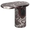 Scapin Collezioni Side Tables<Cantilever S Rosso Levanto Marble End Table by Matteo Zorzenoni