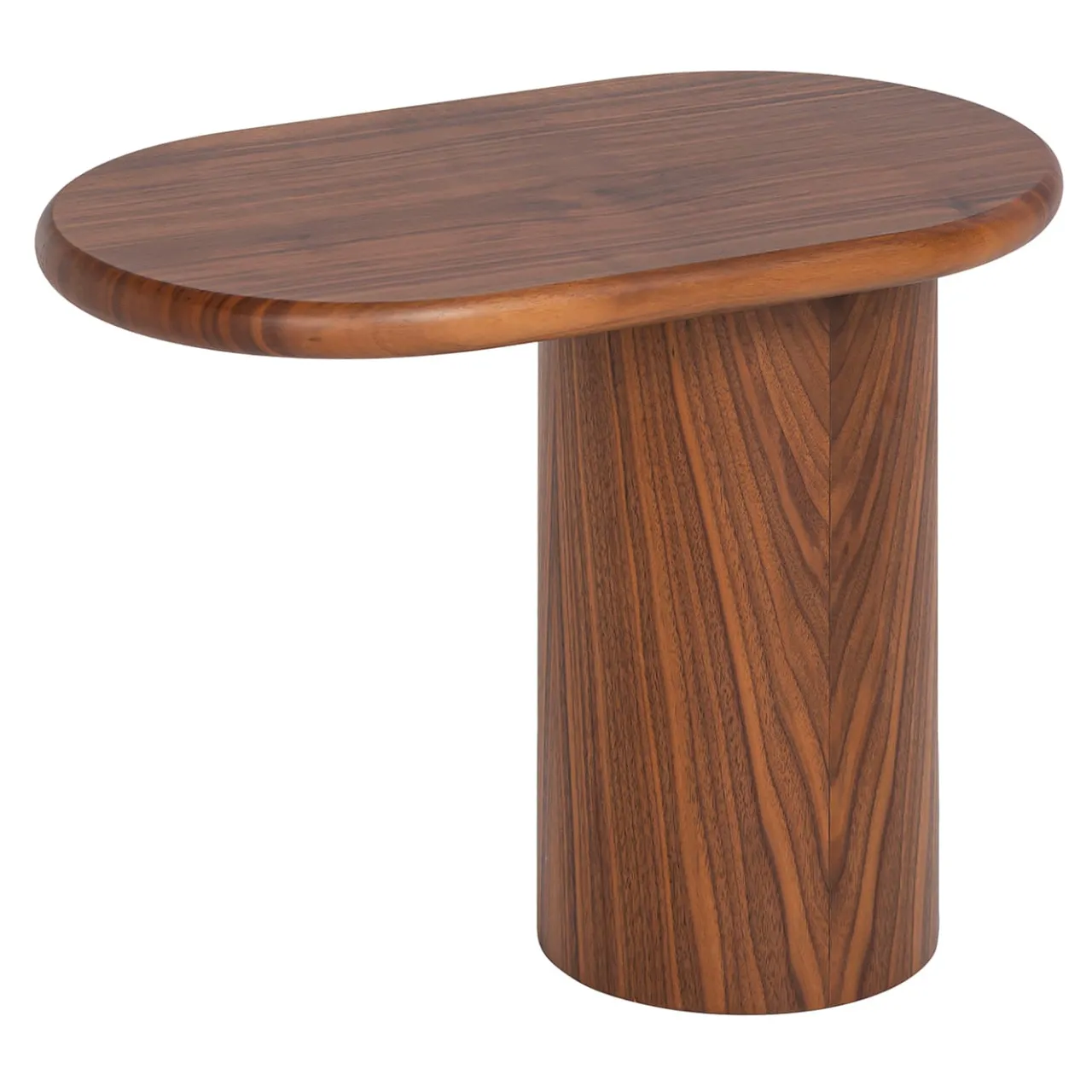 Scapin Collezioni Side Tables<Cantilever S Walnut Wood Side Table