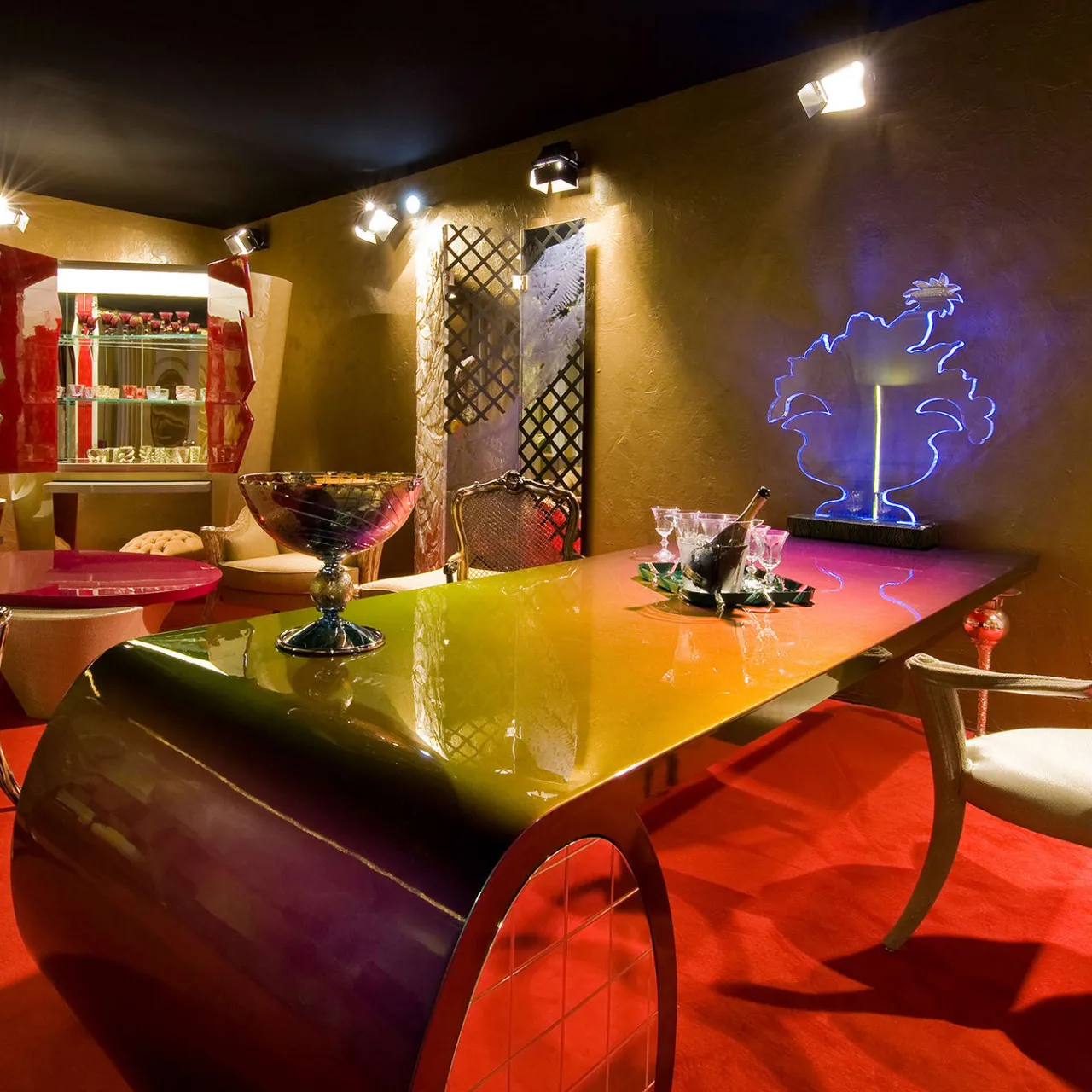 Sergio Villa Desk & Writing Tables<Caos Chameleon Writing Desk by Carlo Rampazzi