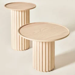 Dale Italia Coffee Tables<Capitello Natural Ash Coffee Table