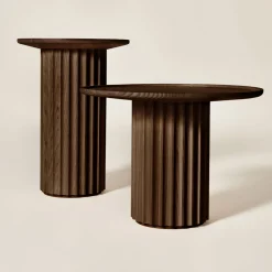 Dale Italia Side Tables<Capitello Slim Brown Ash Side Table