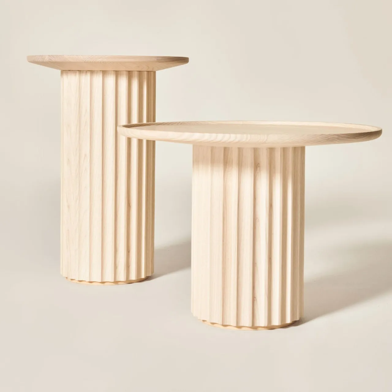 Dale Italia Side Tables<Capitello Slim Natural Ash Side table