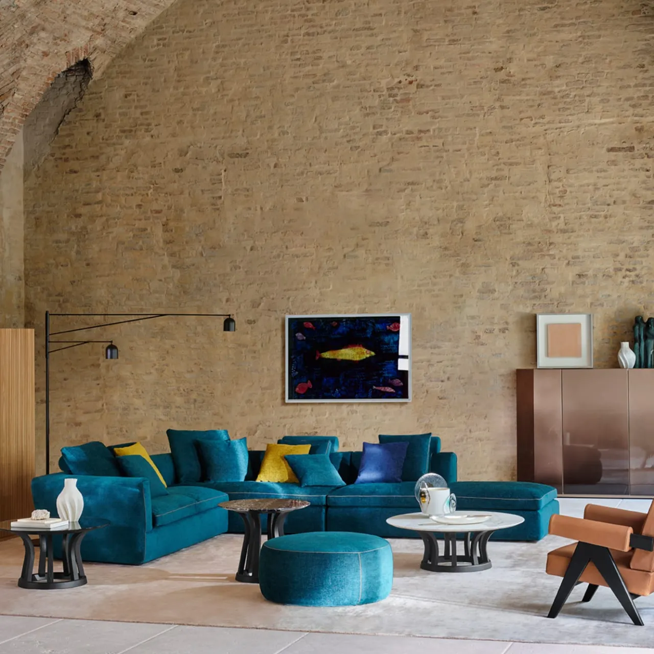 Cassina Armchairs<Capitol Complex by - Natural Leather