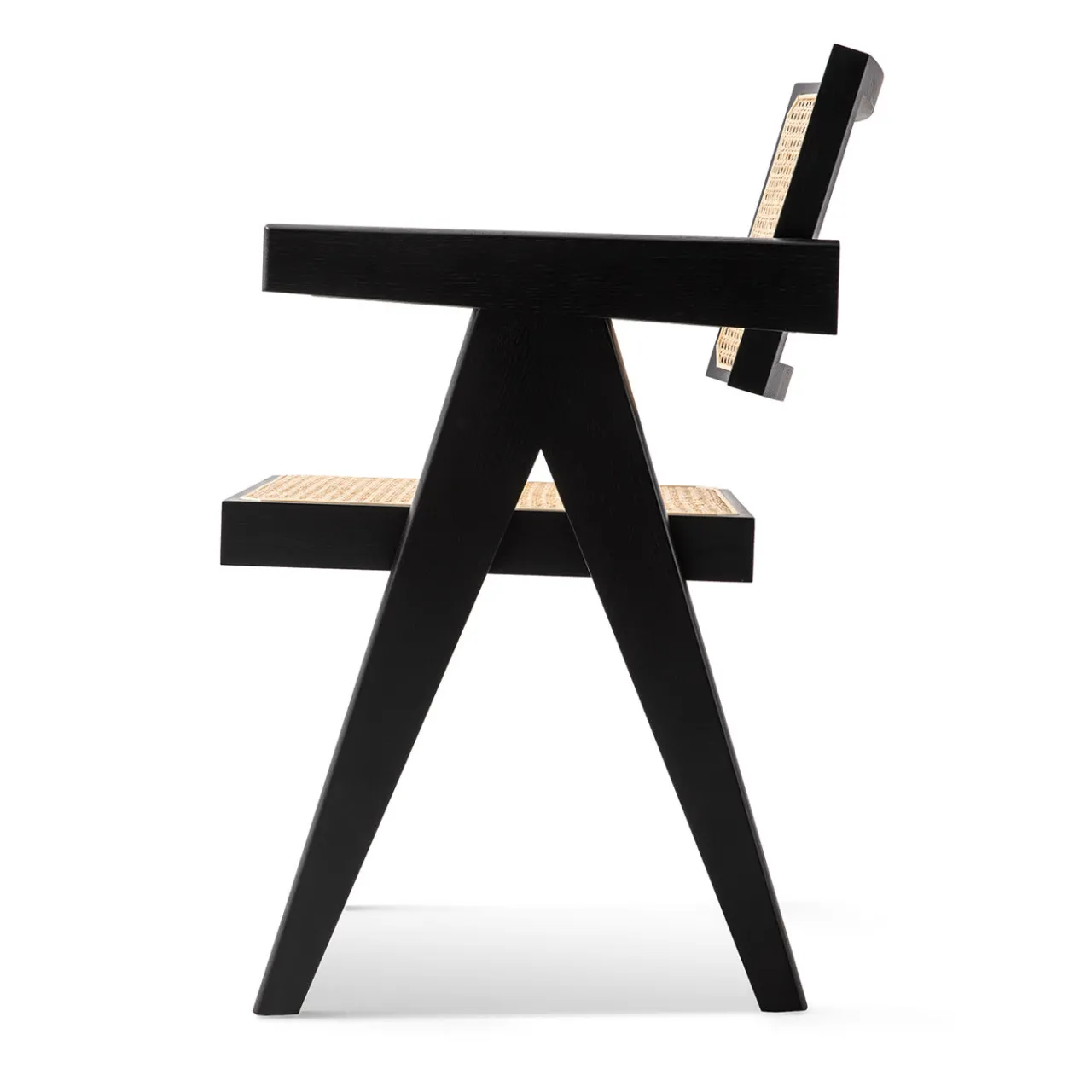 Cassina Chairs<Capitol Complex Office Chair, Hommage à Pierre Jeanneret – Vienna Straw Seat