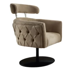 Giorgio Collection Office Chairs<Cappuccino Nabuk Guest Office Chair