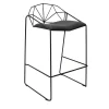 Trevisan Italia Bar Stools<Capri Black and Charcoal Gray Stool