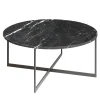 La Sartoria del Marmo by Lombardi Marmi Coffee Tables<Capri Black Marquinia Coffee Table