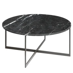 La Sartoria del Marmo by Lombardi Marmi Coffee Tables<Capri Black Marquinia Coffee Table