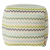 Missoni Home Collection Other Outdoor Furniture<Capri Cube Green Tones Outdoor Soft Pouf
